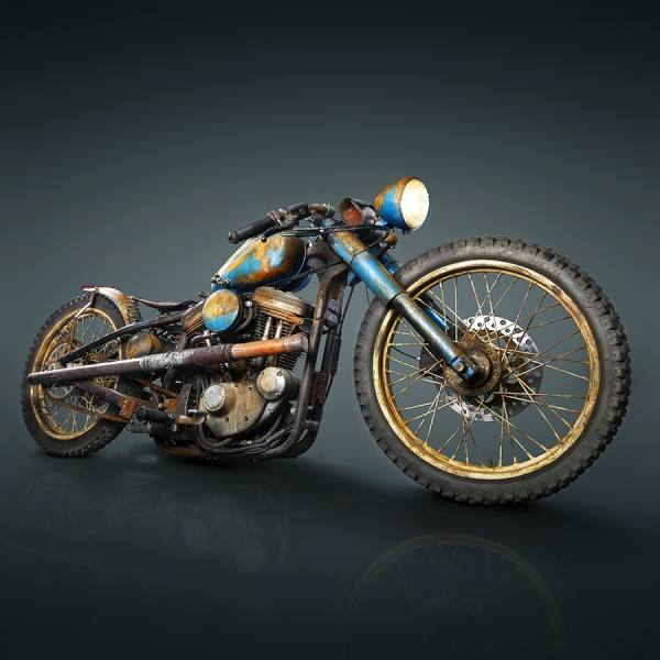 Photograph Miguel Angel Paz Y Puente Harley 883 on One Eyeland